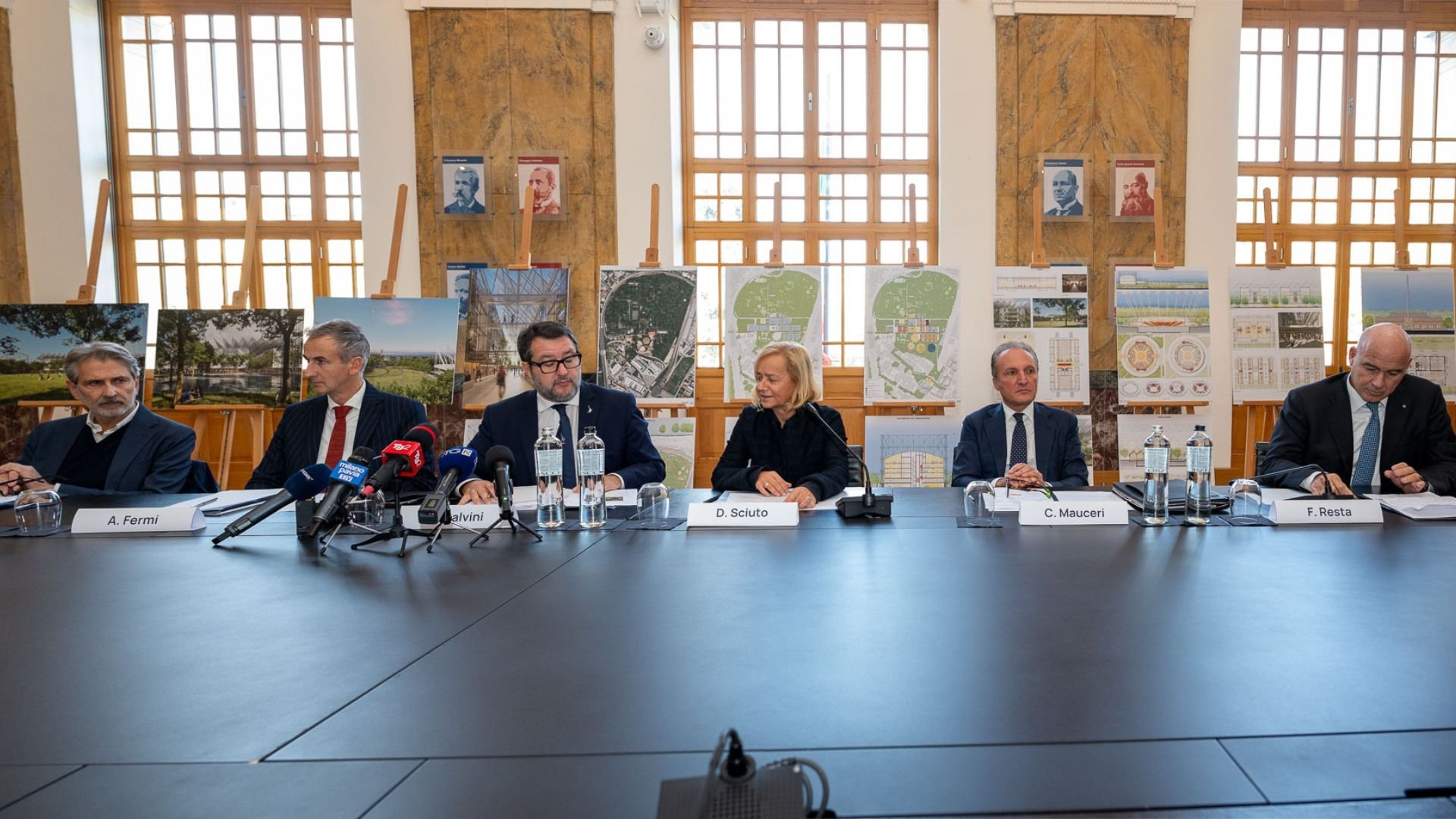 The signing of the agreement at the rectorate