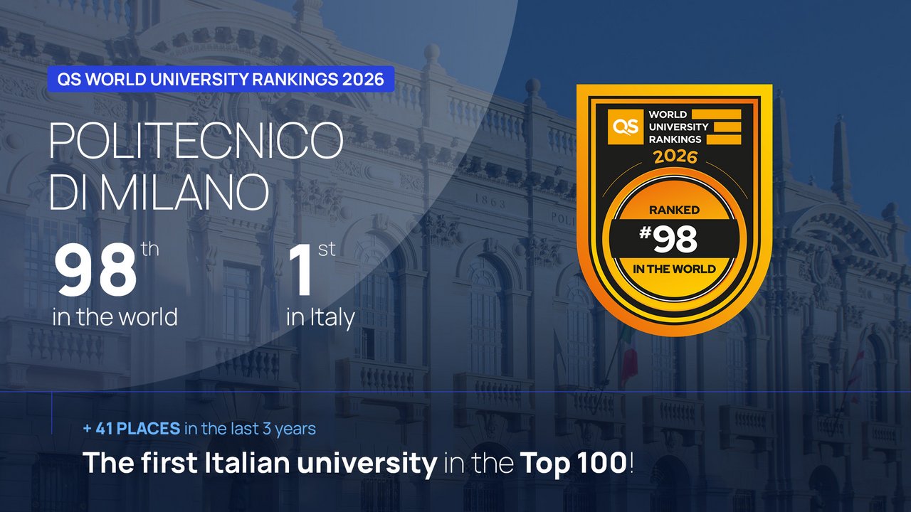 World University Rankings: Politecnico di Milano 98th in the world e 1st in italy class=